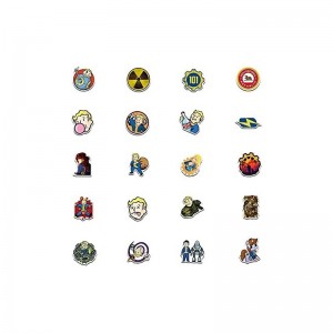 Gaming Stickers 52PCS Cool Game Decals for Computer Luggage Scrapbook Water Bottle Box Guitar Gifts for Teens Boys TTZ-Fall 5...