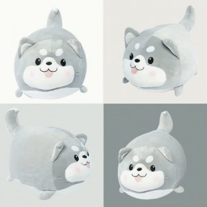 Plush Stuffed Toy Pillow Soft Animal Husky Dog Doll Big Cute Shiba Inu Akita Sleep Bedding Toys for Kids Adults Boys Birthday...
