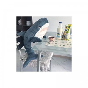 39.4 inch Shark Giant Stuffed Animal Toy Wildlife Soft Polyester Fabric Beautiful Shark Markings Handcrafted Kids Huggable Pi...