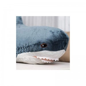 39.4 inch Shark Giant Stuffed Animal Toy Wildlife Soft Polyester Fabric Beautiful Shark Markings Handcrafted Kids Huggable Pi...