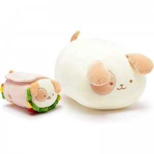 Stuffed Animal Toy Pillow Puppy Burrito Plush 2pcs Gift Set Puppiroll $59.97 Kids' Plush Toy Pillows