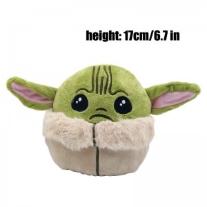 Baby Yoda Plush Soft Doll 6.7-Inch Double-Sided Flip Doll Plush Stuffed Animal FigureToy Pillow The Child Doll Toy Baby Doll ...