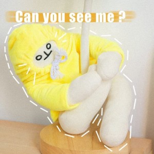 2 Pieces Stuffed Banana Man Doll Plush Toy Weird Plush with Magnet Pose Doll Decompression Toy Plush Pillow Toy Stuffed Doll ...