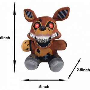 Security Breach Plush Toy FNAF Plushies Fox Plush Chica Springtrap Bonnie Marionette Foxy Plush Kid's Toy Stuffed Animal (Twi...