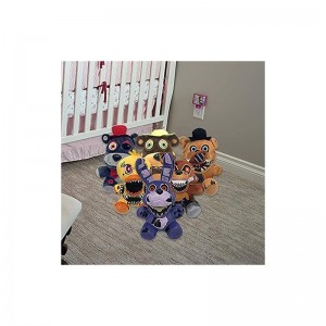 Security Breach Plush Toy FNAF Plushies Fox Plush Chica Springtrap Bonnie Marionette Foxy Plush Kid's Toy Stuffed Animal (Twi...