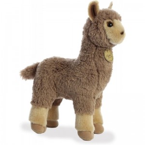 Aurora - Miyoni - 11" Alpaca - Tan $28.51 Plush Figure Toys
