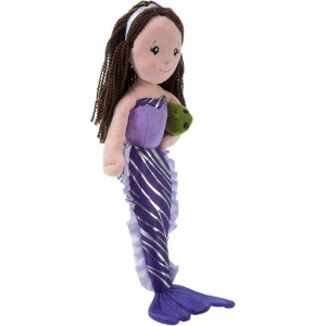 The Petting Zoo Mermaid Doll with Turtle Stuffed Animal Gifts for Girls Plush Doll with Sea Turtle 17 Inches (Brunette) $38.2...