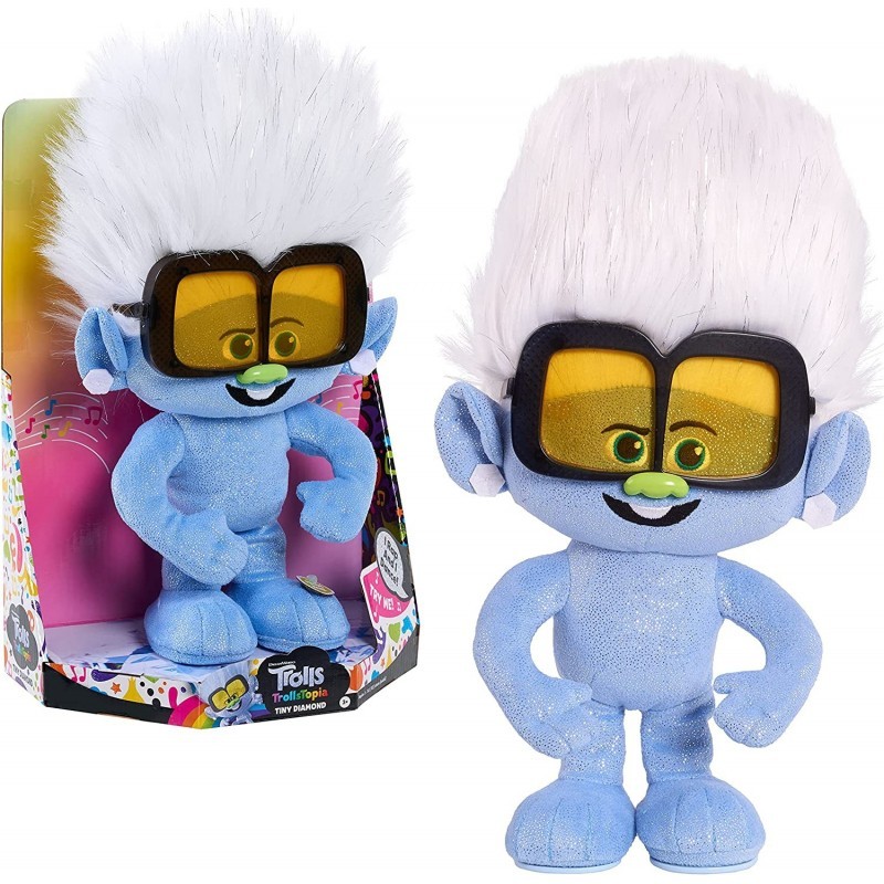 DreamWorks TrollsTopia Tiny Diamond Dancer Lights and Sounds Musical Plush by Just Play $45.77 Plush Interactive Toy Figures DreamWorks TrollsTopia Tiny Diamond Dancer Lights and Sounds Musical Plush by Just Play $45.77 Plush Interactive Toy Figures