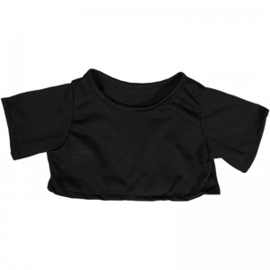 Black T-Shirt Teddy Bear Clothes Fits Most 14"-18" Build-a-Bear and Make Your Own Stuffed Animals $14.71 Stuffed Animal Cloth...