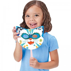 Fun Furry Masks - Craft 5 Animal Masks for Kids White $22.24 Craft Kits