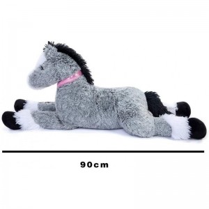 Giant Horse Stuffed Animal Large Pony Grey Plush Toy Horse Big Gift for Kids 35 Inches $69.02 Stuffed Animals & Teddy Bears
