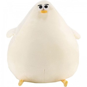 11in Cute Fat Seagull Plush Toy Funny Stuffed Animal Simulation Mother Hen Doll Chubby Seagull Plush Pillow Soft Chick Plushi...