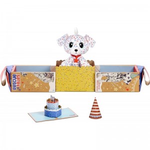 Rescue Tales Present Surprise Dalmatian Soft Plush Stuffed Animal Toy Birthday Music & Accessories Adoption Tag Certificate- ...