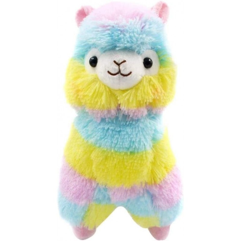 13.7" Rainbow Alpaca Plush Toy Llama Stuffed Animal Large Llamacorn Alpaca Doll Plushie Hug Pillow Soft Plush Stuffed Alpaca ...