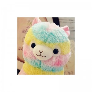 13.7" Rainbow Alpaca Plush Toy Llama Stuffed Animal Large Llamacorn Alpaca Doll Plushie Hug Pillow Soft Plush Stuffed Alpaca ...