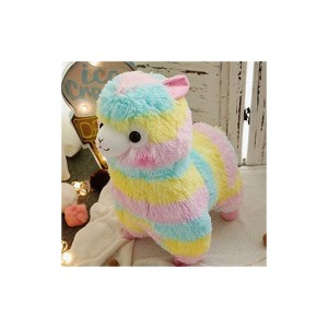 13.7" Rainbow Alpaca Plush Toy Llama Stuffed Animal Large Llamacorn Alpaca Doll Plushie Hug Pillow Soft Plush Stuffed Alpaca ...