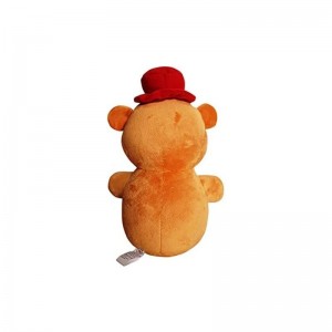 10 inches Golden Freddy Plush Stuffed Animal with Velvet Fabric Fadeless Color Embroidery Eye Toy Fazbear Plushie 10 Inches D...