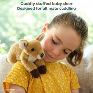 Bearington Lil' Ember Small Plush Stuffed Animal Fawn Deer 9 inches $28.04 Stuffed Animals & Teddy Bears