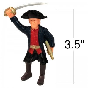 Pirate Action Figure Playset Set of 8 Legendary Plastic Figures in Assorted Poses Cool Pirate Toy Set for Kids Great Birthday...