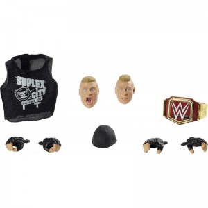 WWE Ultimate Edition Multiple-Pose 6-inch Action Figure with Entrance Gear Extra Heads & Swappable Hands $81.09 Action Figures