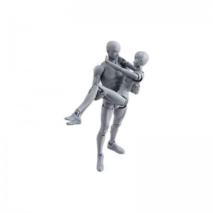 Body Kun DX Set Male & Female Gray Color Action Figure Variable Doll PVC Figure Model for SHF S H Figuarts Body-Chan $80.93 A...