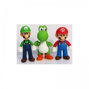 3 Piece Super Mario Bros Luigi Mario Yoshi PVC Action Figures Toy 5 Inch （13CM） $22.16 Action Figures
