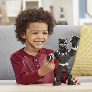 Marvel Super Hero Adventures Mega Mighties Black Panther Collectible 10" Action Figure Toys for Kids Ages 3 & Up $46.85 Actio...