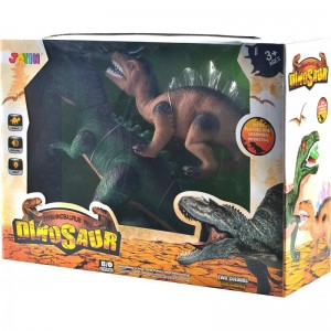 2Pcs LED Light Up Dinosaur Toys Walking Realistic T-Rex Dinosaur Figures with Roaring Sound Electronic Dino Toys for Kids $33...