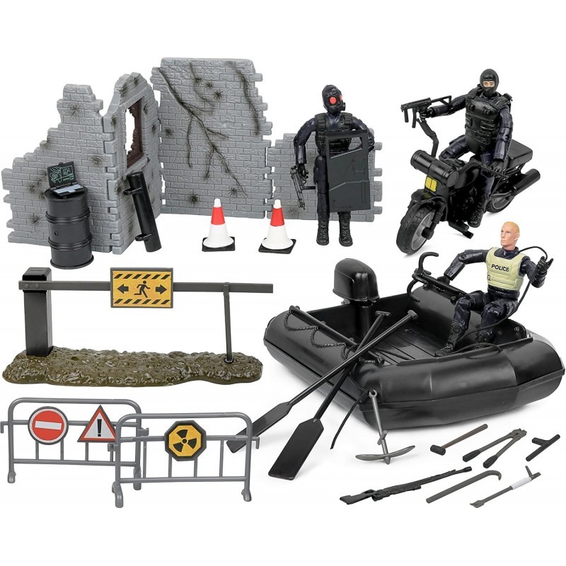 Click N’ Play Army Action Figures and Military Police Elite SWAT Patrol Team Play Set 32-Piece Play Set & Accessories 3 SWAT ... Click N’ Play Army Action Figures and Military Police Elite SWAT Patrol Team Play Set 32-Piece Play Set & Accessories 3 SWAT ...
