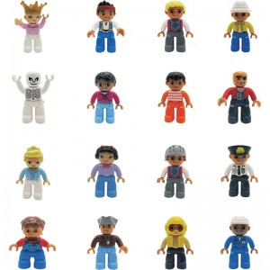 Kids Toys People for Preschool Play Building Blocks Set for Kids STEM Building Toys - (16 PC Play Set) $40.39 Play Figure Pla...