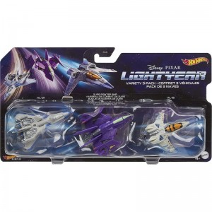Disney Pixar Lightyear Hot Wheels Fleet Starship 3-Pack Officially Licensed Starships from Lightyear Toy for Kids 3 Years & O...