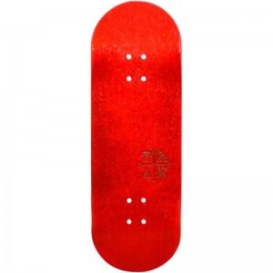 Prolific Wooden Fingerboard Deck Cherry Red - 32mm x 97mm - Handmade Pro Shape & Size - Five Plies Wood Veneer - Includes Pro...