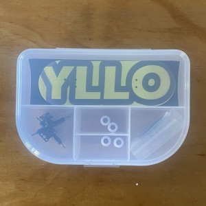 Big Yellow Complete 5 Ply Wood 100mm x 33mm Fingerboard with Upgraded 32mm Trucks Lock Nuts CNC Wheels $43.29 Finger Toys