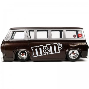 M&M's 1:24 1965 Ford Econoline Die-cast Car with Red Figure $46.76 Kids' Play Cars & Race Cars
