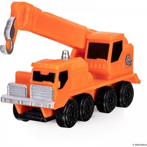 MMW0021 Construction Crew Pack Features 5 Plus Corresponding Scene-Highly Collectible Themed Toy Cars – Tiny Vehicles Huge Wo...