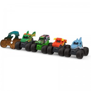 Monster Jam Official Mini Collectible Monster Trucks 5-Pack with 1 Mystery Truck 1:87 Scale $33.19 Kids' Play Trucks