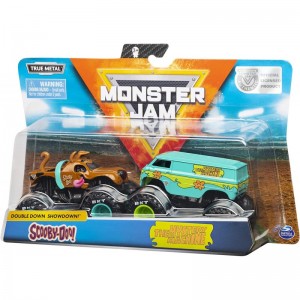 Monster Jam Official Scooby Doo vs. Mysterty Machine Die-Cast Monster Trucks 1:64 Scale 2 Pack $49.23 Kids' Play Trucks