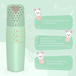 Microphone Kids Microphone Wireless Bluetooth Speaker Toys 4-15-Year-Old Girls Toy Machine Karaoke Kids Karaoke Microphone Ma...