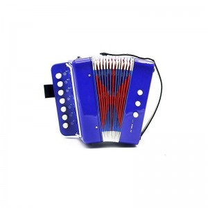 7 Keys 2 Bass Accordion Kids Accordion Toy Solo Ensemble Instrument Musical Educational Instrument for Early Childhood Teachi...