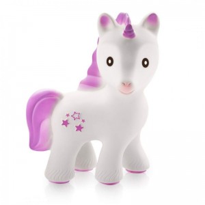 Baby Teething Toys - Mira The Unicorn Teethers for Babies BPA Free - Infant Toys Collection of Teething Toys - Natural Rubber...
