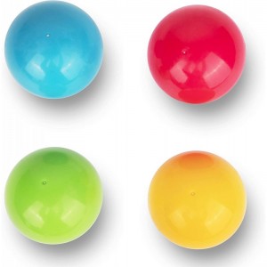 Super Durable Replacement Balls for Pound a Ball Assortment of 4 Different Colored 1.75" Diameter Plastic Balls That Fit Most...