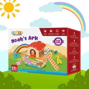Wooden Toys - Noah's Ark Toy (Educational & Development Toys Great Gift for Girls and Boys) $31.63 Early Development & Activi...