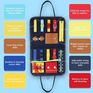 Busy Board Montessori Toys for Toddlers Sensory Toys Gifts for 3 4 5 6 7 8 Year Old Boys & Girls Preschool Toddler Activities...