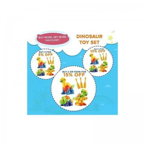 Dinosaur Toys STEM Building Toys - 3 Pack Take Apart Toys with Tools Preschool Learning Toys for Boys Girls Kids Age 3 - 12 Y...