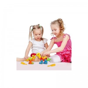Dinosaur Toys STEM Building Toys - 3 Pack Take Apart Toys with Tools Preschool Learning Toys for Boys Girls Kids Age 3 - 12 Y...