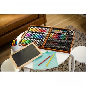 Painting Drawing & Art Supplies with Personalized Wooden Art Case for Kids 6-8 and 9-12 - Art Set Paint Set and Drawing Penci...