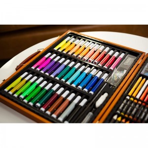 Painting Drawing & Art Supplies with Personalized Wooden Art Case for Kids 6-8 and 9-12 - Art Set Paint Set and Drawing Penci...