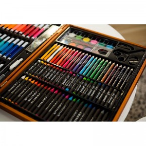 Painting Drawing & Art Supplies with Personalized Wooden Art Case for Kids 6-8 and 9-12 - Art Set Paint Set and Drawing Penci...