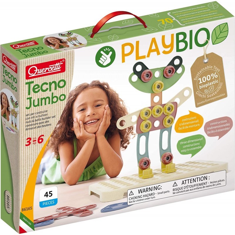 Tecno Jumbo PlayBio - Classic Construction and Building Toy Made with Eco-Friendly Bioplastic for Kids Ages 3 Years + $28.09 ... Tecno Jumbo PlayBio - Classic Construction and Building Toy Made with Eco-Friendly Bioplastic for Kids Ages 3 Years + $28.09 ...