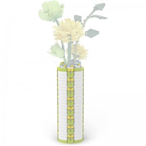 Vase for Lego Flower Bouquet 10280 Building Blocks Flower Bouquet Building Kit Container Creative Flower Building Block Set V...